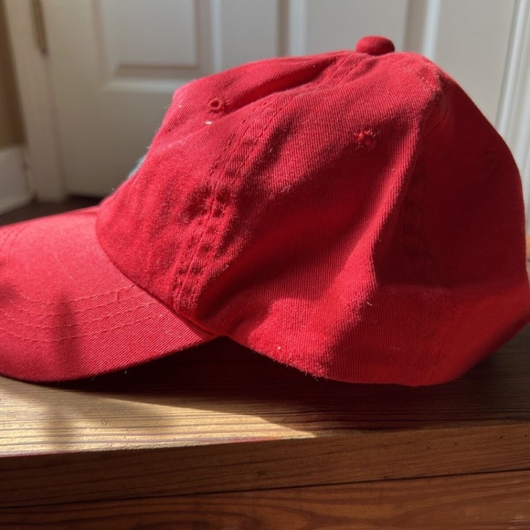 NEW VTG Georgia Bulldogs Red Adjustable Baseball Hat Cap OSFA Signatures Dawgs - Picture 4 of 9
